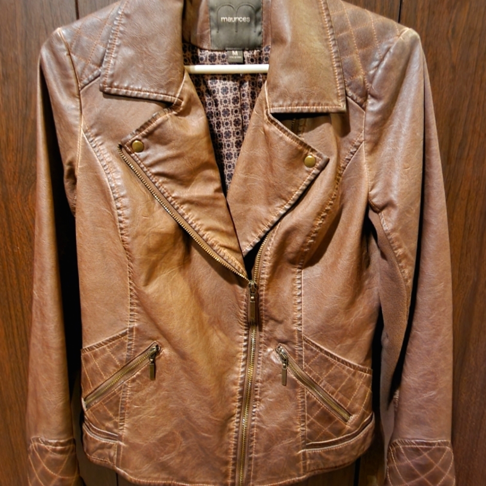 Women's Faux Leather Jacket